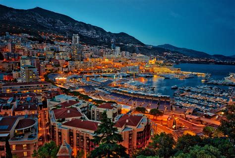 Monte Carlo Harbor Night