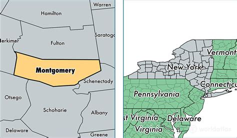 Montgomery County New York Map