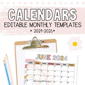 Monthly Class Calendar Creator Printable