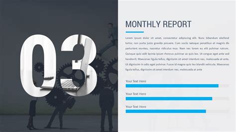 Monthly Report Template Ppt