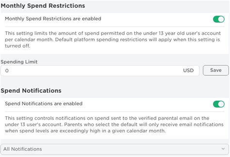 Monthly Spend Restrictions – Roblox Support