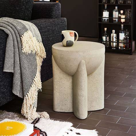 Monti Lava Stone Side Table