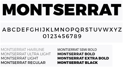 Montserrat font