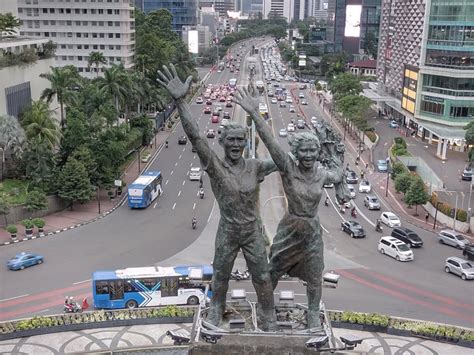 Monumen Selamat Datang di Jakarta Indonesia
