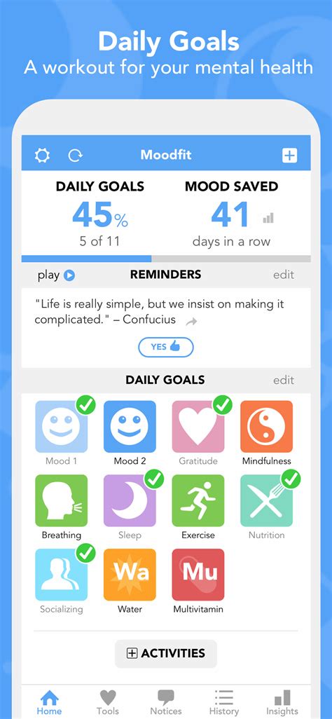 Moodfit app