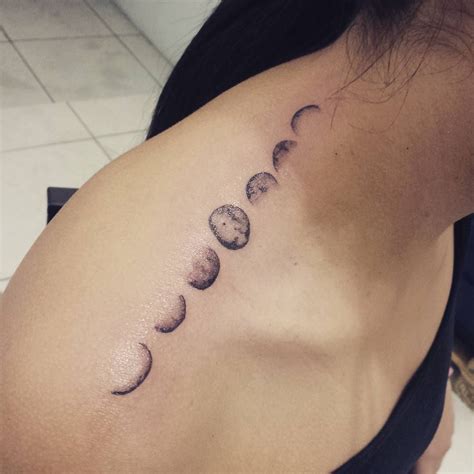 75 Moon Phases Tattoo Designs For Men Illuminated Ideas