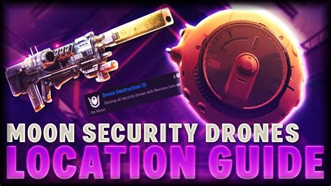Moon Security Drone locations