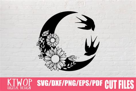 Download Moon Sunflower Bundle Crafts