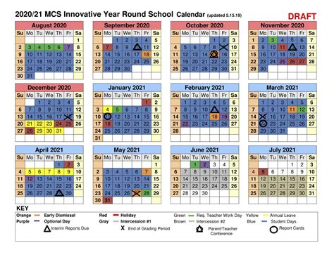 Moore County Calendar