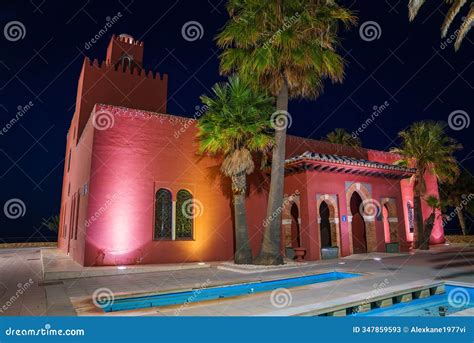 Moorish Castle at Night