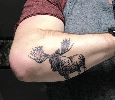 Moose - Small Maine Tattoo Ideas