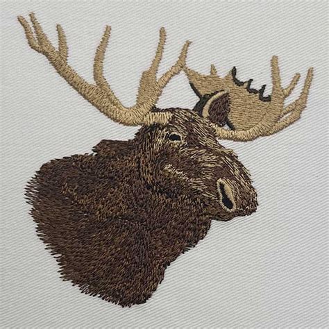 Moose Hand Embroidery Pattern