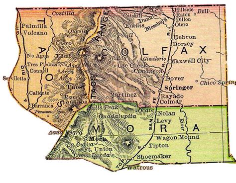 Mora New Mexico Map