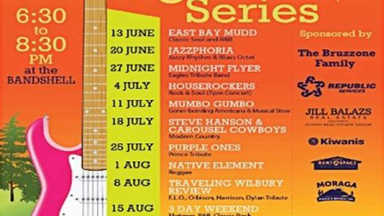 Moraga Commons Concerts 2025