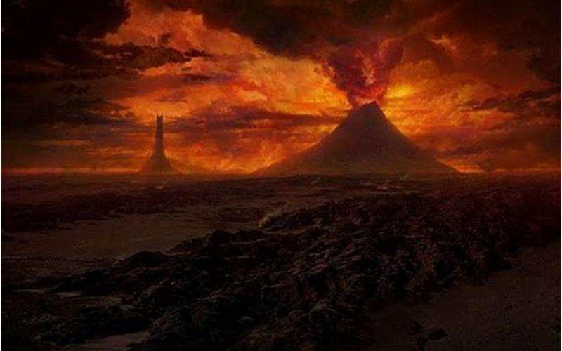 The Epic Journey of a Fictional Character to Mordor