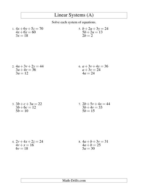 More With Linear Inequalities Worksheet Answer Key