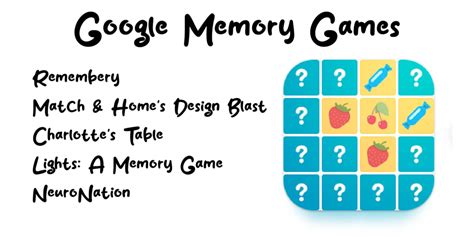 More fun from Google memory game