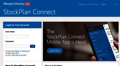 Morganstanley Stock Plan Connect