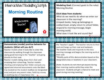 Morning Routine Script