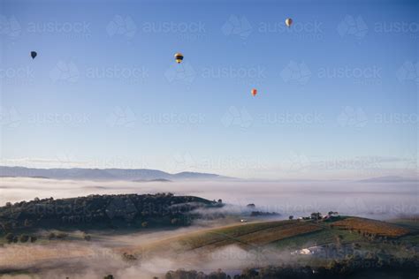 Morning balloon flight