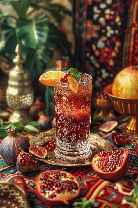 Moroccan Cocktails Presentation