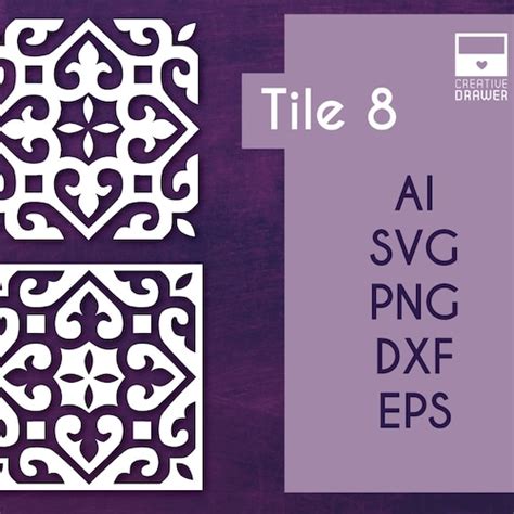 Download Moroccan Stencil Cut File DXF Files