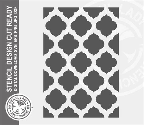 Download Moroccan Stencil Cut File For Crafts