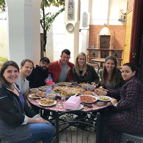 Moroccan cooking class feast