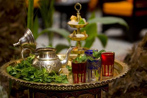 Moroccan tea ceremony