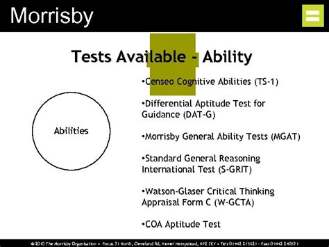 Morrisby Personality Test Online