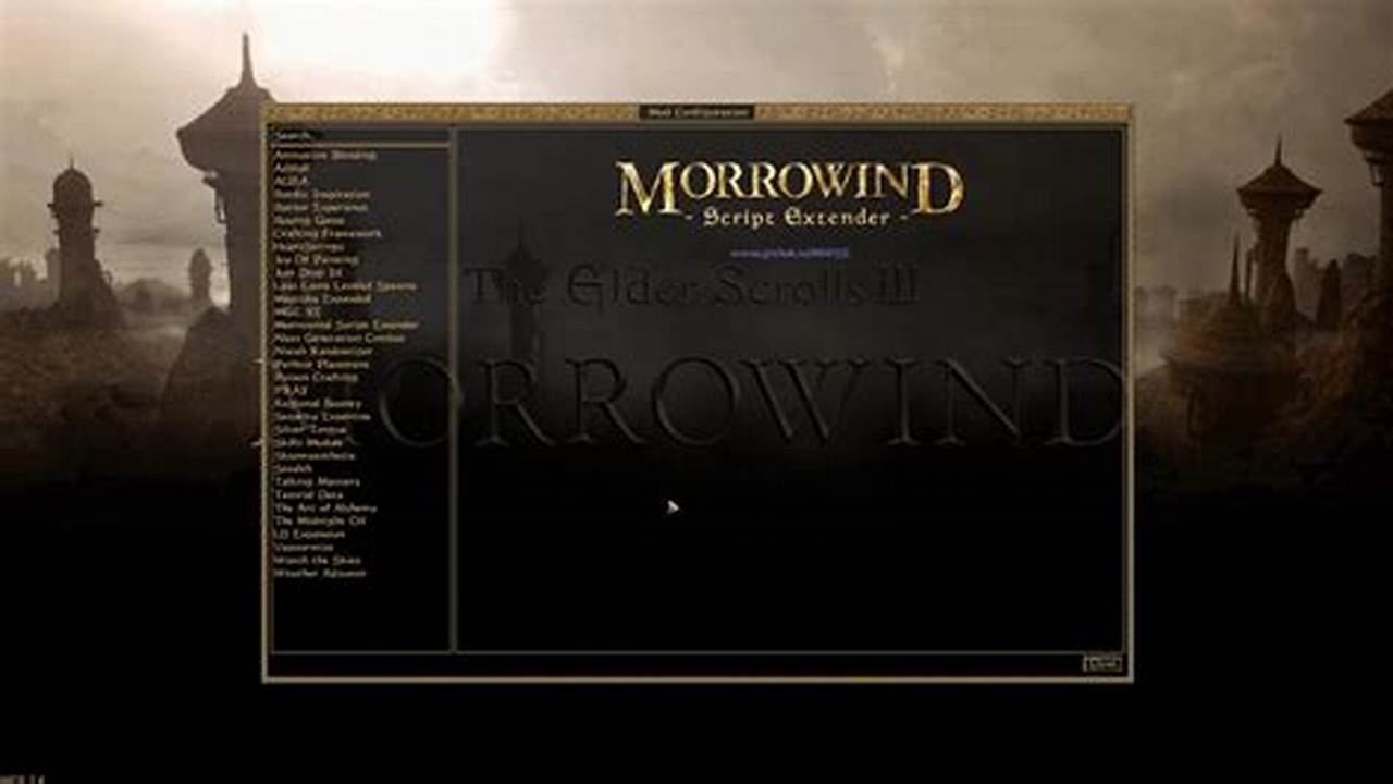 Morrowind 2025 Mod Guide