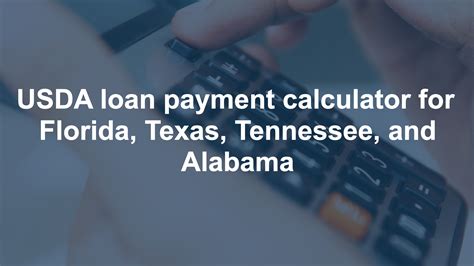 Mortgage Calculator Alabama Usda Loan