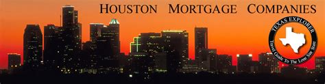 Mortgage Companies In Houston Tx