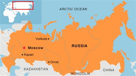 Moscow location on the Russia Map