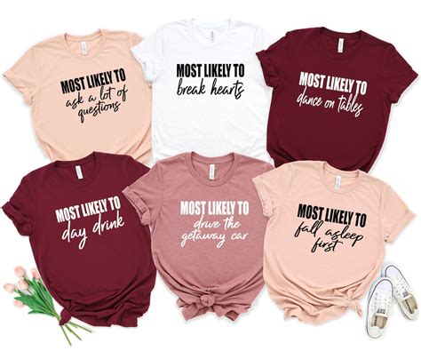 Most Likely To Bachelorette Shirts