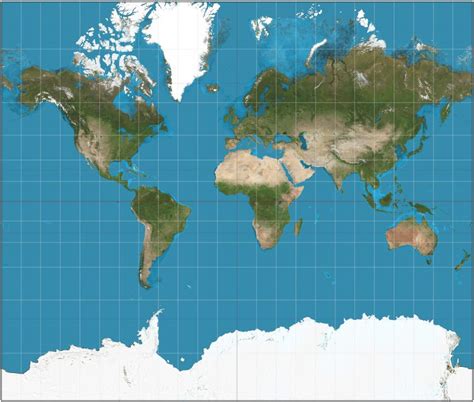 Better, more accurate maps Lambert cylindrical equalarea projection