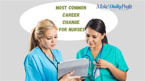 Most Common Career Change For Nurses