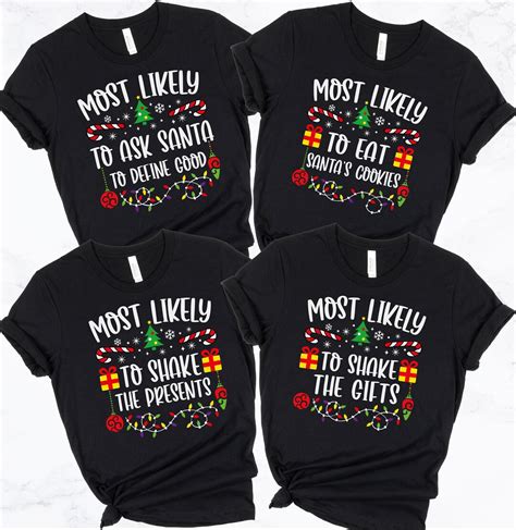 Most Likely To Christmas Shirts
