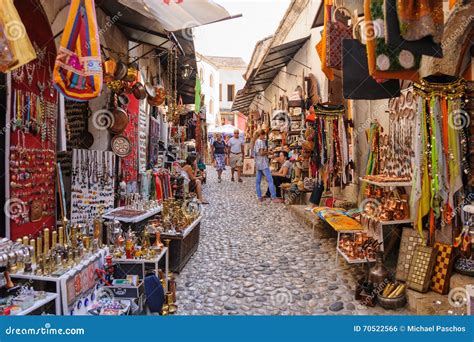 Mostar streets shops