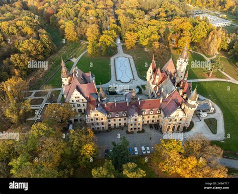 Moszna Castle gardens