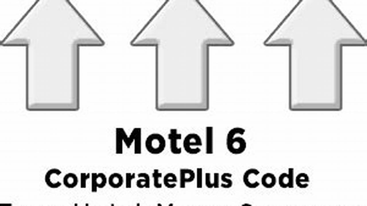 Motel 6 Corporate Plus Code 2025