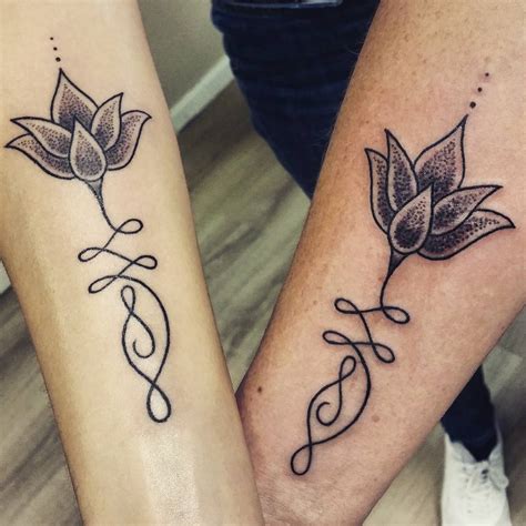Mother And Daughter Matching Tattoos