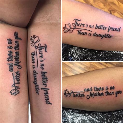Mother daughter tattoo quote Tattoo's Pinterest