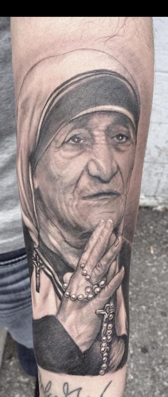 mother teresa tattoo by Khan TattooNOW