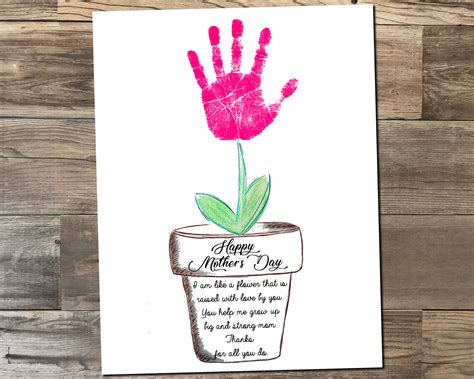 Mother's Day Handprint Printable