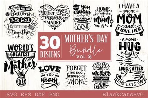 Download Mother's Day Bundle 30 Designs Vol 2 Files