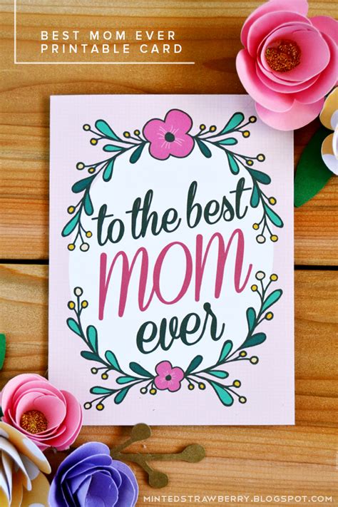 Mother's Day Card Ideas Printable