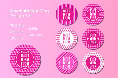 Download Mother's Day Keychain Pattern Bundle Easy Edite