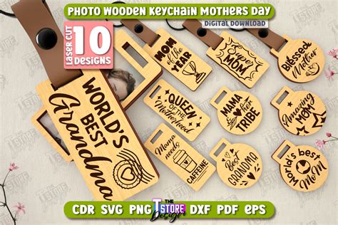 Download Mother's Day Keychain Pattern Bundle Files For Crafts