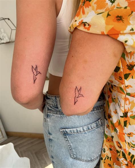 Mother Daughter Tattoo Simple